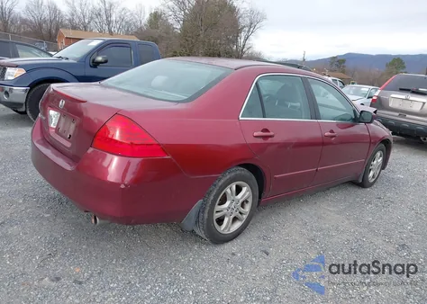 2006 Honda Accord 2.4 Ex from USA, damaged, VIN 1HGCM567X6A013863